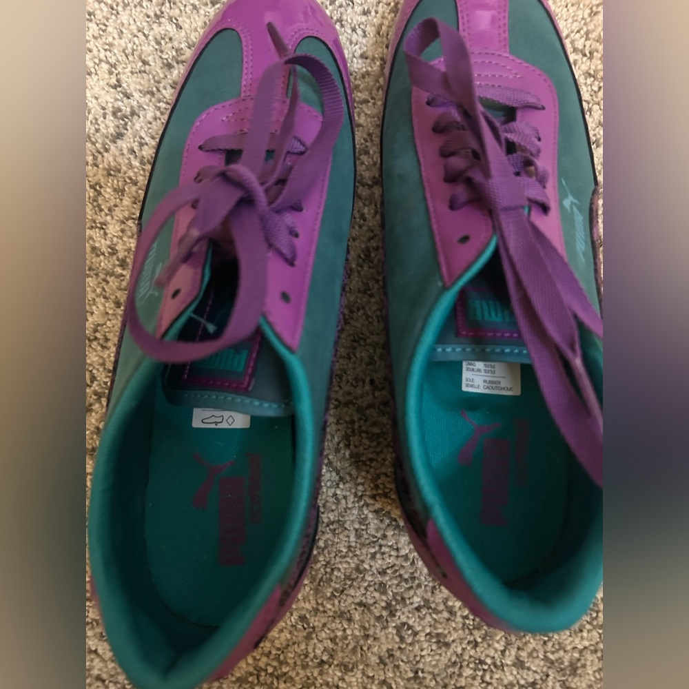 Puma Purple Teal Women's Sneakers - Picture 6 of 8